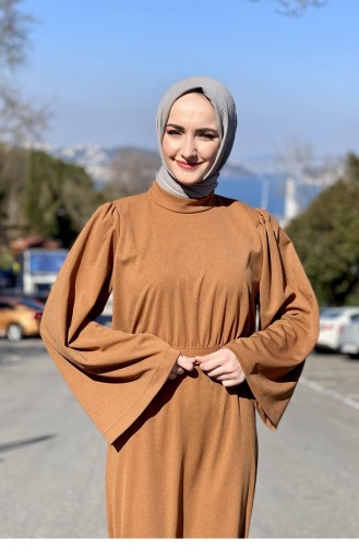 Robe Hijab Tabac 5440END.TAB