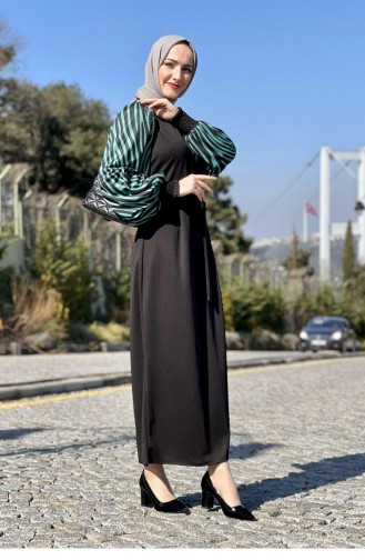 Robe Hijab Vert 5462END.YSL