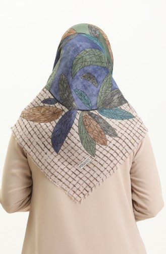 Écharpe à Motifs 13209-12 Beige Parlament 13209-12