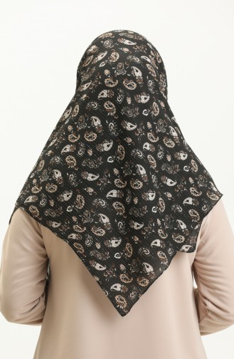 Écharpe à Motifs Mio Caz 13216-04 Noir Beige 13216-04