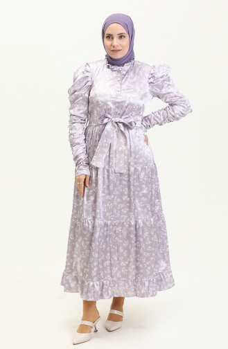 Lilac İslamitische Jurk 0009-02