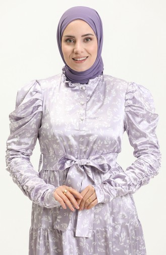 Lilac İslamitische Jurk 0009-02