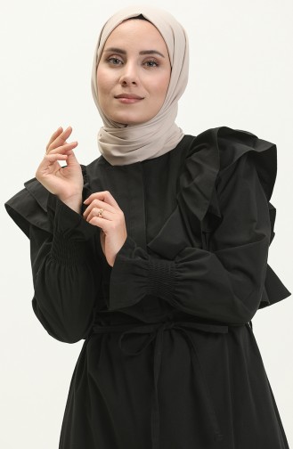 Black İslamitische Jurk 0006-01