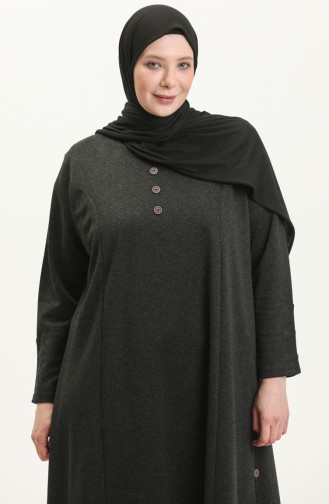 Black İslamitische Jurk 4568-01