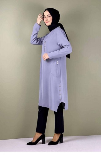 Large Size Aerobin Tunic 1508-04 Gray 1508-04