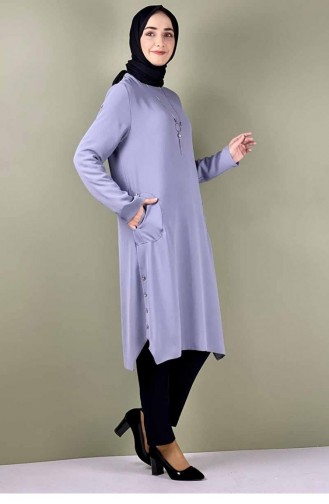 Large Size Aerobin Tunic 1508-04 Gray 1508-04