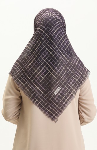 Patterned Scarf 13213-05 Purple Lilac 13213-05