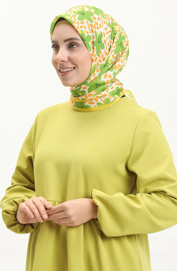 Zambak Écharpe Coton M2495-01 Jaune 2495-01