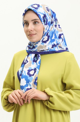 Nilüfer Écharpe M2562-02 Bleu Roi 2562-02