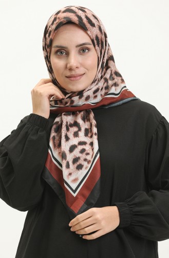 Leopard Print Soft Scarf 2004-02 Tan 2004-02