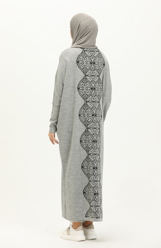 Trikot Strickjacke mit Fledermausärmeln 3240-08 Hellgrau 3240-08