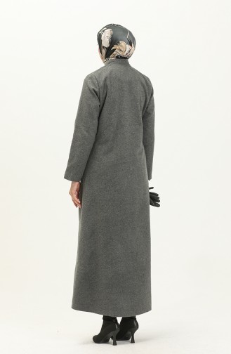 Manteau à Glissière 0022-02 Gris 0022-02