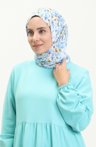 Fleur Cotton Shawl M2583-02 Saxe 2583-02