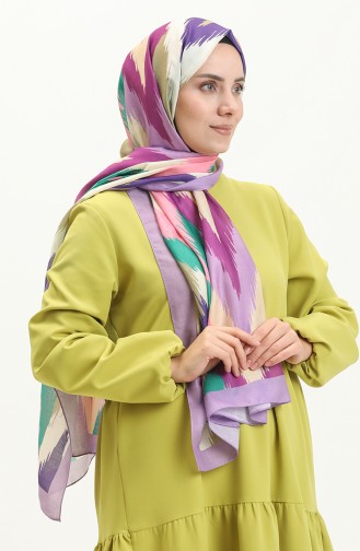 İkat Cotton Shawl M2579-01 Lilac 2579-01