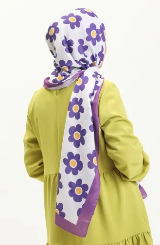 Flores Cotton Shawl M2582-02 Magenta 2582-02