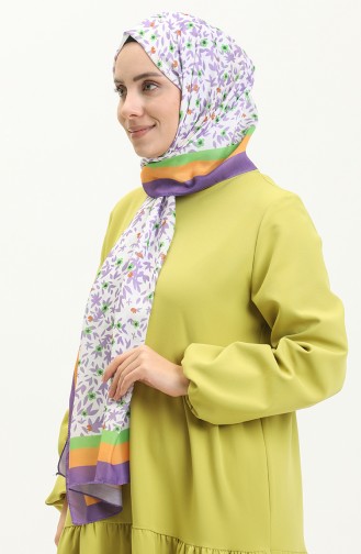 Fleur Baumwolle Schal M2583-01 Lila 2583-01