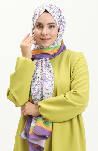 Fleur Baumwolle Schal M2583-01 Lila 2583-01