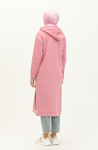 Hooded Sports Tunic 3007-20 Pink 3007-20