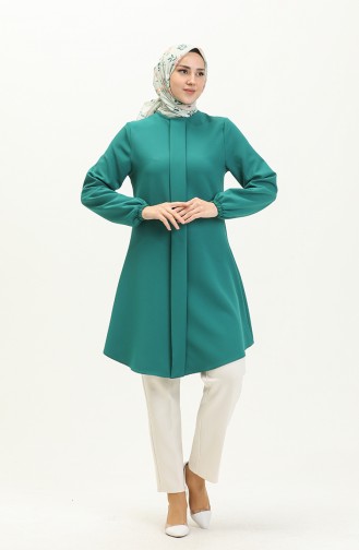 Hidden Button Tunic 1839-11 Petrol 1839-11