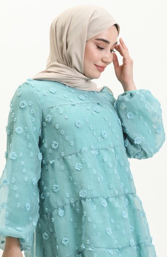 Tunika mit Pompom 5505-02 Blau 5505-02