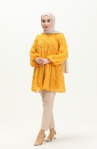 Ponponlu Tunik 5505-04 Hardal