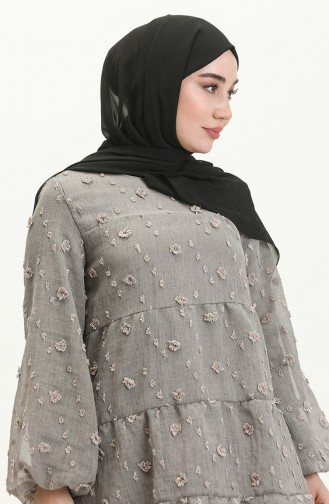Tunika mit Pompom 5505-05 Grau 5505-05