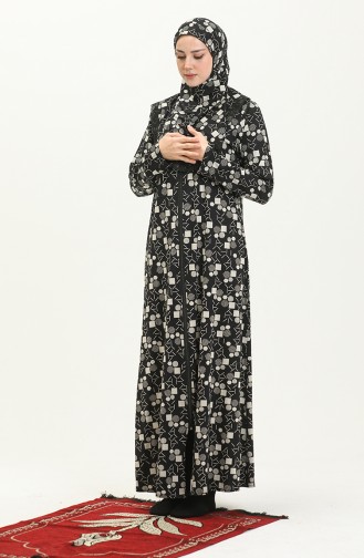 Black Praying Dress 4487A-01