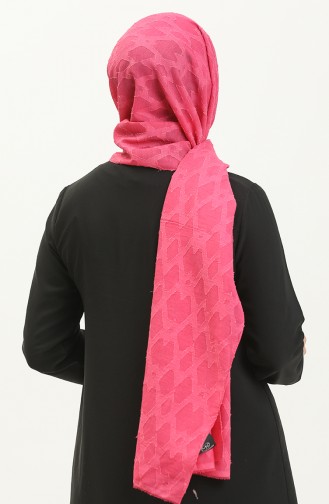 Jacquard Series Diamond Pattern Shawl M2667-06 Fuchsia 2667-06