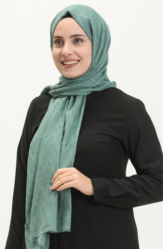 Jacquard Series Diamond Pattern Shawl M2667-11 Green 2667-11