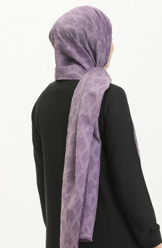 Jacquard Series Diamond Pattern Shawl M2667-21 Lilac 2667-21