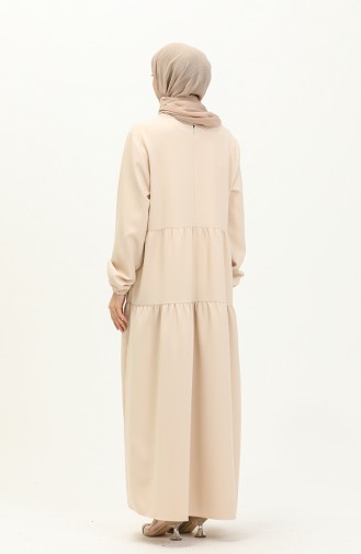 Beige İslamitische Jurk 1840-08