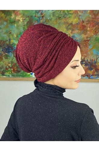 Sultan Model Gathered Outer Bonnet 8ARA181222-11 Claret Red 8ARA181222-11