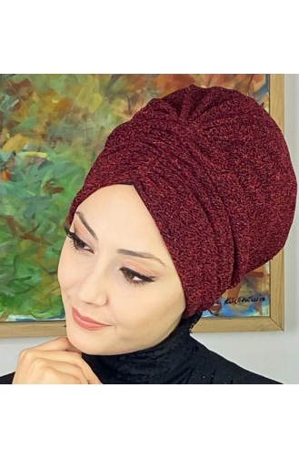 Sultan Model Gathered Outer Bonnet 8ARA181222-11 Claret Red 8ARA181222-11