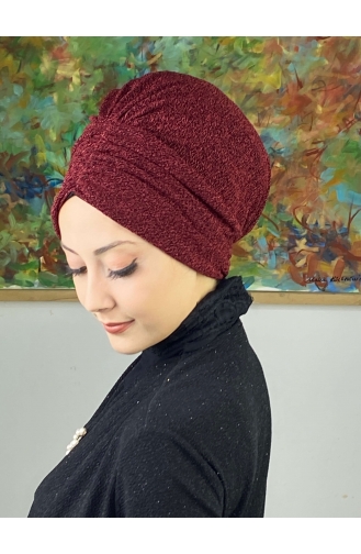 Sultan Model Gathered Outer Bonnet 8ARA181222-11 Claret Red 8ARA181222-11