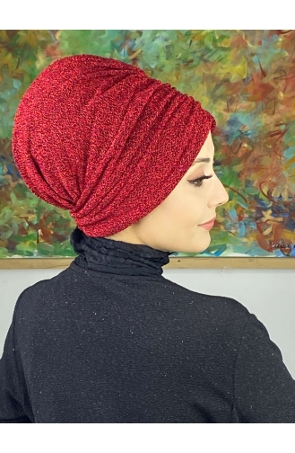 Sultan Model Büzgülü Dış Bone 8ARA181222-04 Kırmızı