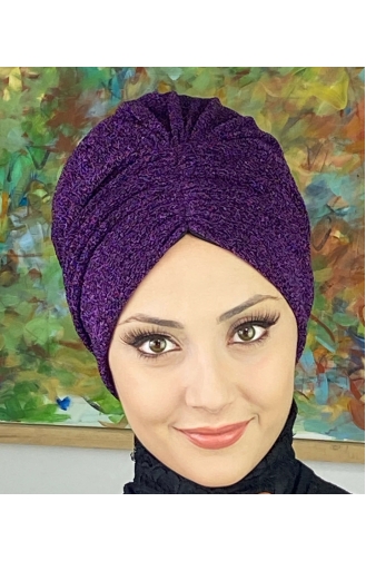 Sultan Model Gathered Outer Bonnet 8ARA181222-08 Purple 8ARA181222-08