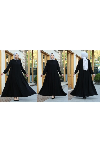 Black Abaya 1000-01