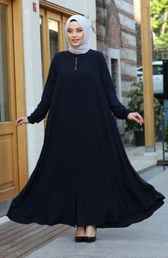 Dunkelblau Abayas 1000-02