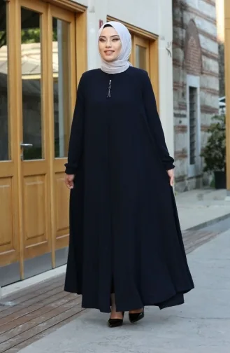 Abayas Bleu Marine 1000-02
