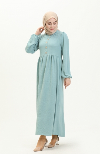 Babyblau Hijab Kleider 1518TGM.BBM