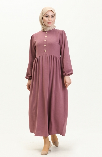 Dusty Rose Hijab Dress 1518TGM.GKR