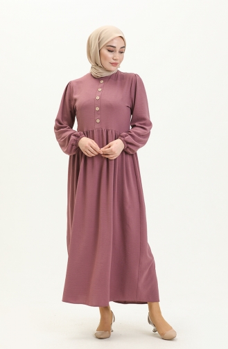 Dusty Rose Hijab Dress 1518TGM.GKR