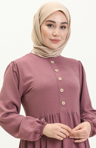Dusty Rose Hijab Dress 1518TGM.GKR