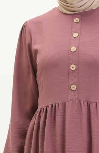Dusty Rose Hijab Dress 1518TGM.GKR