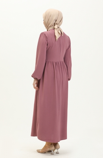 Dusty Rose Hijab Dress 1518TGM.GKR