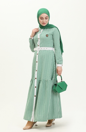 Robe Hijab Vert menthe 13410