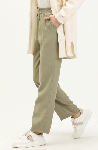 Wide Leg Pocket Pants 6140-01 Khaki 6140-01