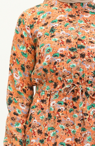 Orange Hijab Dress 0277SGS.TRC