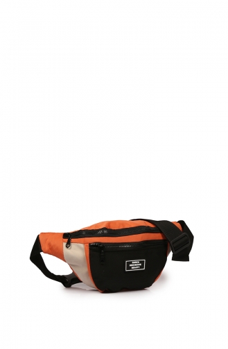 Stilgo Women`s Waist Bag PSL03Z-04 Black Orange 03Z-04