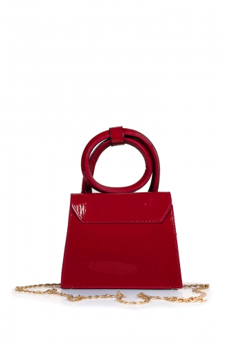 Stilgo Women s Shoulder Bag VP83Z-06 Red Patent Leather 83Z-06